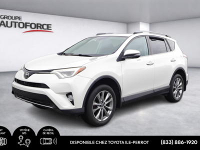 Toyota RAV4 AWD, LIMITED, A/C, CUIR, TOIT, BLUETOOTH 2017 BIEN ENTRETENU