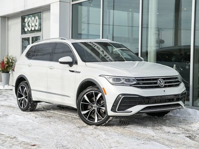 2022 Volkswagen Tiguan Highline R-Line+CUIR+TOIT PANO+APPLE CONNECT *ACCIDENT FREE*
