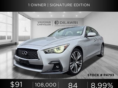 2019 Infiniti Q50 in Mississauga, Ontario