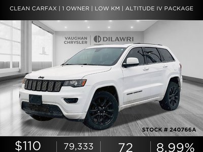 2018 Jeep Grand Cherokee 4X4 in Mississauga, Ontario