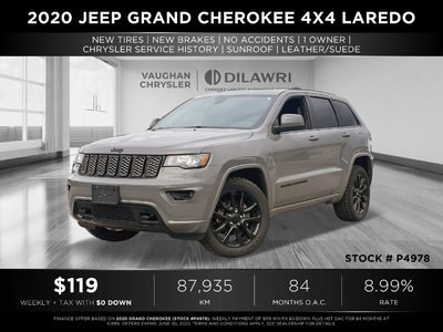 2020 Jeep Grand Cherokee 4X4 in Woodbridge, Ontario