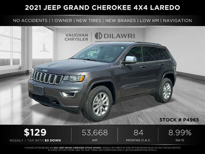 2021 Jeep Grand Cherokee 4X4 in Woodbridge, Ontario