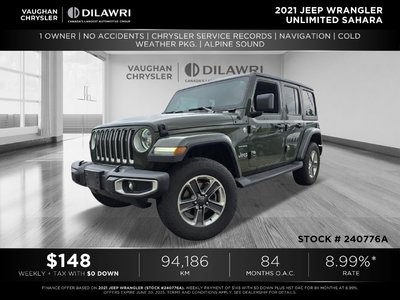 2021 Jeep Wrangler Unlimited in Brampton, Ontario