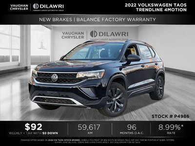 2022 Volkswagen Taos in Brampton, Ontario