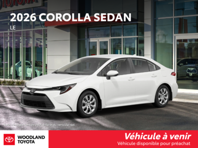 Toyota Corolla  2026 à Verdun, Québec