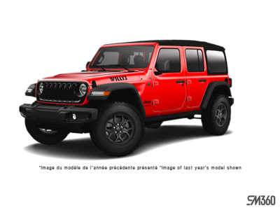 2026 Jeep Wrangler 4-Door WILLYS