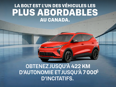 LA BOLT 2027 EV : RÉSERVEZ LA VÔTRE DÈS AUJOURD'HUI !