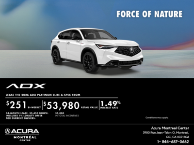 2026 Acura ADX