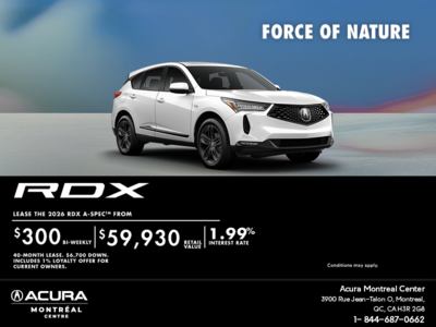 2026 Acura RDX