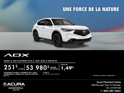 Acura ADX 2026