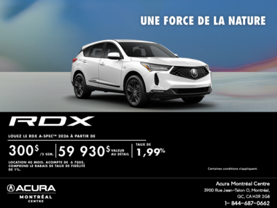Acura RDX 2026