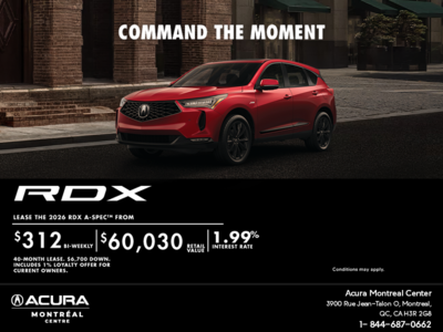 2026 Acura RDX