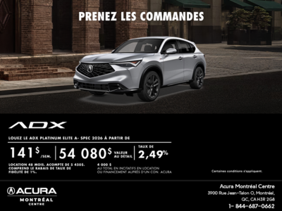 Acura ADX 2026