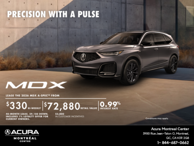 2026 Acura MDX