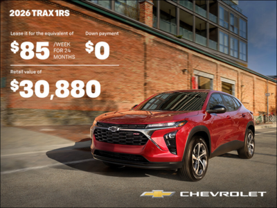 The 2026 Chevrolet Trax 1RS