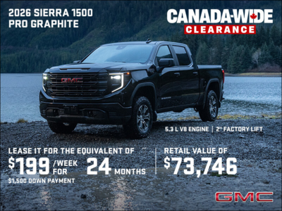 The 2026 GMC Sierra 1500 Pro Graphite Crew Cab