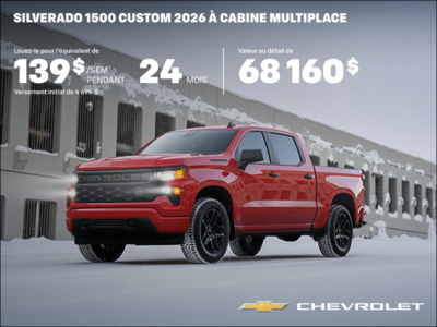 Procurez-vous le Chevrolet Silverado 1500 2026