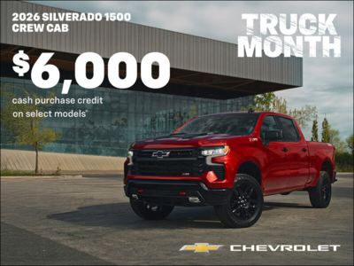 Get the 2026 Chevrolet Silverado 1500 Crew Cab