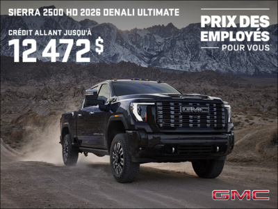 Le GMC  Sierra 2500 HD Denali Ultimate 2026