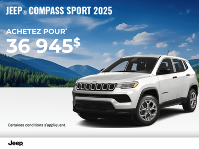 Conduisez un Jeep Compass 2025!