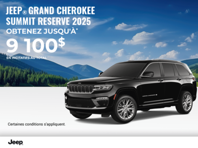 Conduisez un Jeep Grand Cherokee 2025
