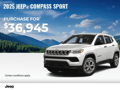 Get the 2025 Jeep Compass!