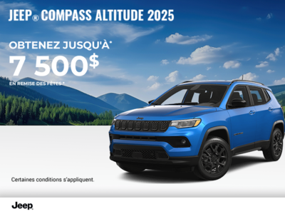 Conduisez un Jeep Compass 2025!
