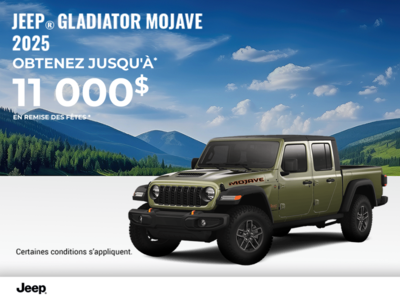Conduisez un Jeep Gladiator 2025!