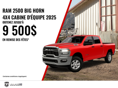 Procurez-vous le RAM 2500 2025