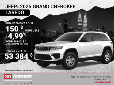 Conduisez un Jeep Grand Cherokee 2026!