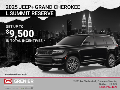 Get the 2025 Jeep Grand Cherokee L!