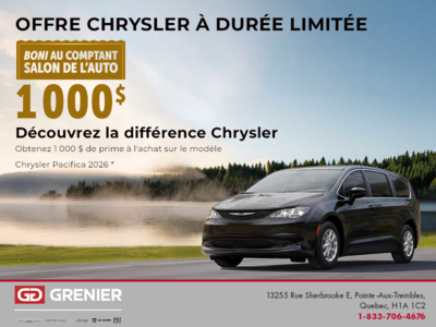 L'événement mensuel de Chrysler