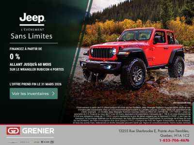 L'événement mensuel de Jeep