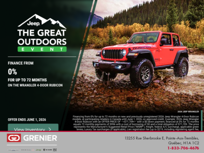 Get the 2026 Jeep Wrangler!