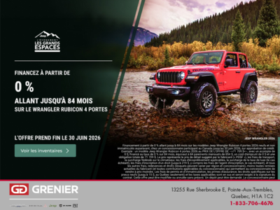 Conduisez un Jeep Wrangler 2026!