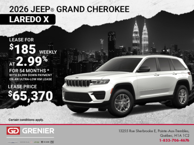 Get the 2026 Jeep Grand Cherokee !