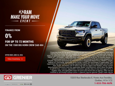 Get the 2026 RAM 1500