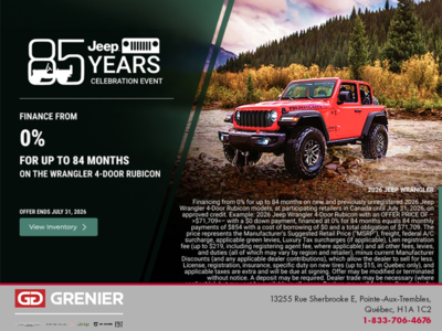 Get the 2026 Jeep Wrangler!