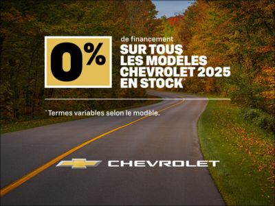 L'événement du mois Chevrolet