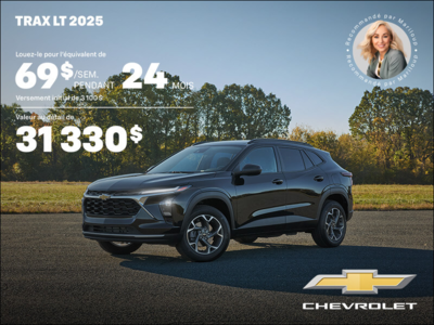 Procurez-vous le Chevrolet Trax LT 2025