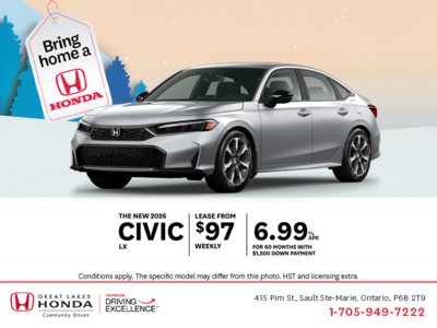 Get the 2026 Honda Civic!