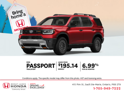 Get the 2026 Honda Passport!
