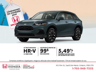 Procurez-vous le Honda HR-V 2026