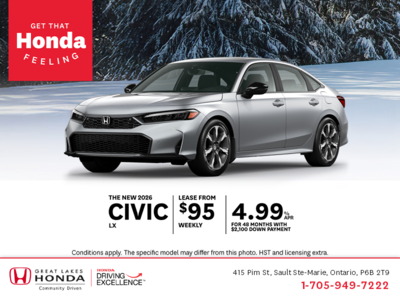 Get the 2026 Honda Civic!