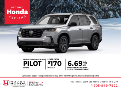 Get the 2026 Honda Pilot