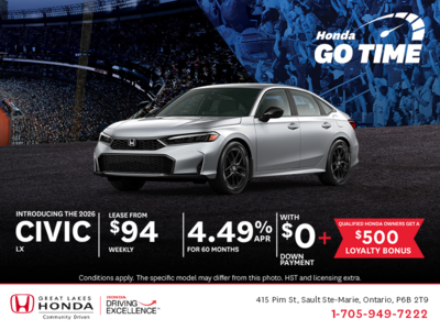 Get the 2026 Honda Civic!