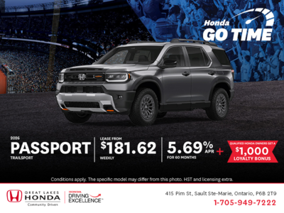 Get the 2026 Honda Passport!