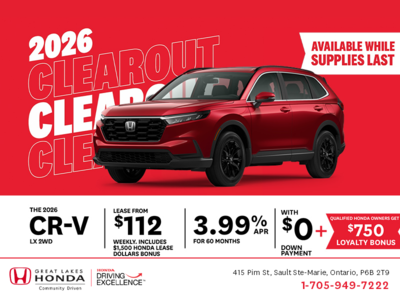 Get the 2026 Honda CR-V!