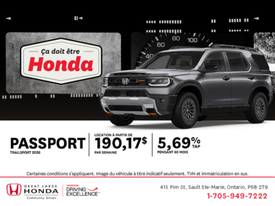 Honda Passport 2026