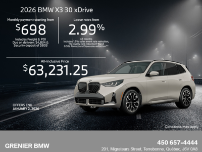 Get the 2026 BMW X3